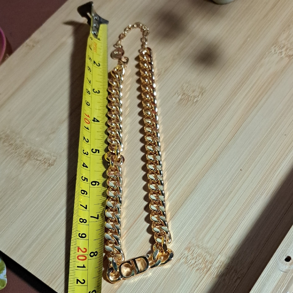 Gold Tone Chain Necklace